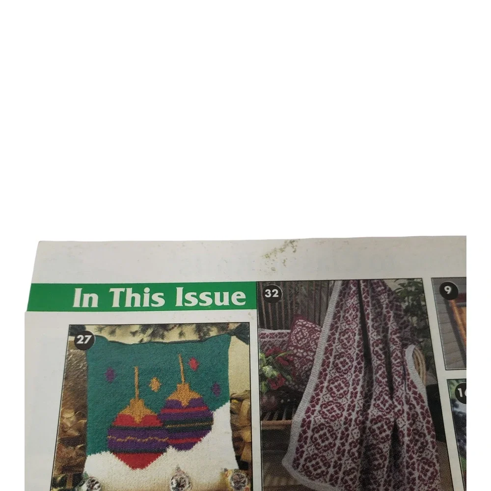 Knitting Digest Magazine November 1997 Christmas Holiday Patterns Vintage 90s